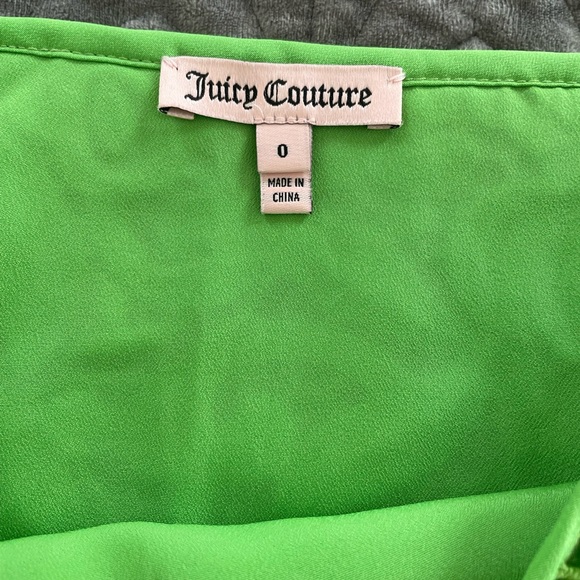 Juicy Couture Green Mini Skirt Y2K crochet - Picture 4 of 8